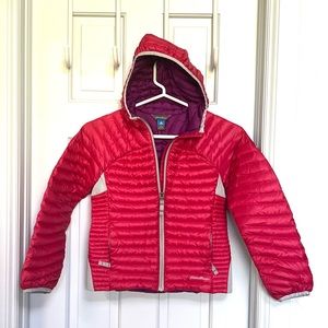 Eddie Bauer Kids Down Jacket with hood Size 7-8